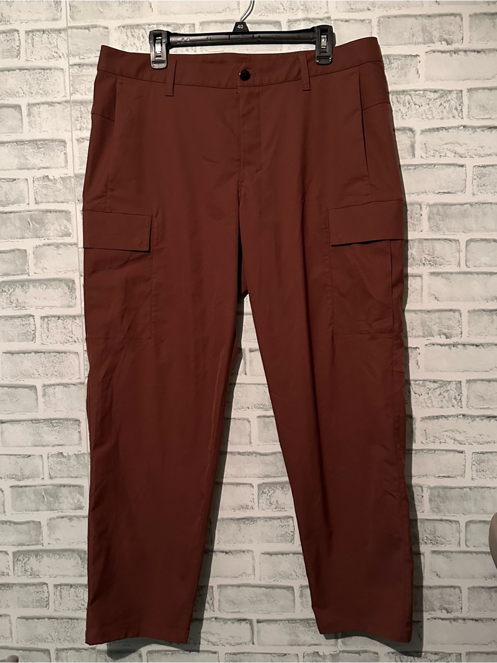 lululemon athletica Men's Cargo Pants in Rust Brown